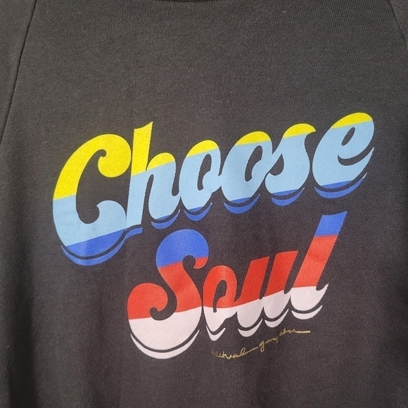 Spiritual Gangster x Soulcycle Choose Soul Graphic Sweatshirt NWT - Picture 3 of 11